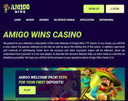 Amigo Wins Casino Registration Process 4